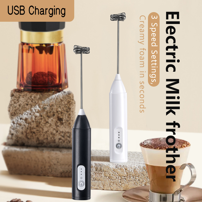 เครื่องตีฟองนมไร้สายชาร์จไฟฟ้า - Electric Milk Frother Handheld บทวิจารณ์และราคา