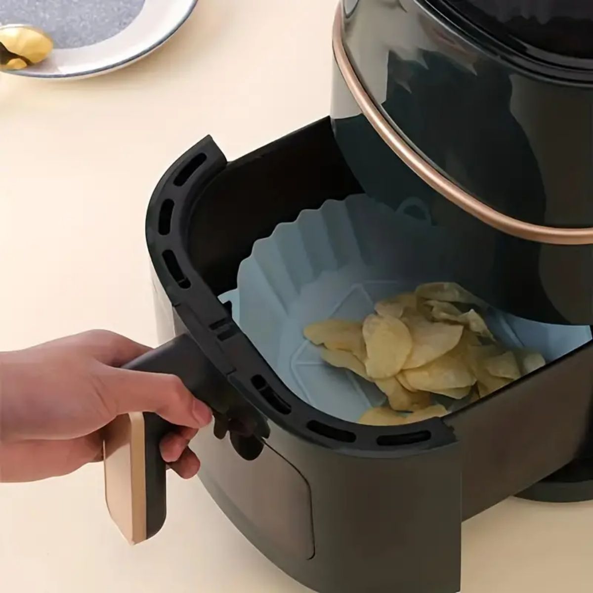 หม้อซิลิโคนสำหรับหม้อทอดไร้น้ำ - Air Fryer Silicone Pot Liner บทวิจารณ์และราคา