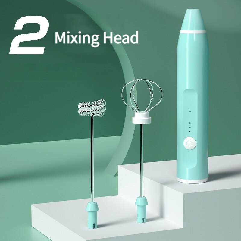 เครื่องตีไข่ไฟฟ้าแบบพกพา1ชิ้นเ - Portable Blender Usb Rechargeable บทวิจารณ์และราคา