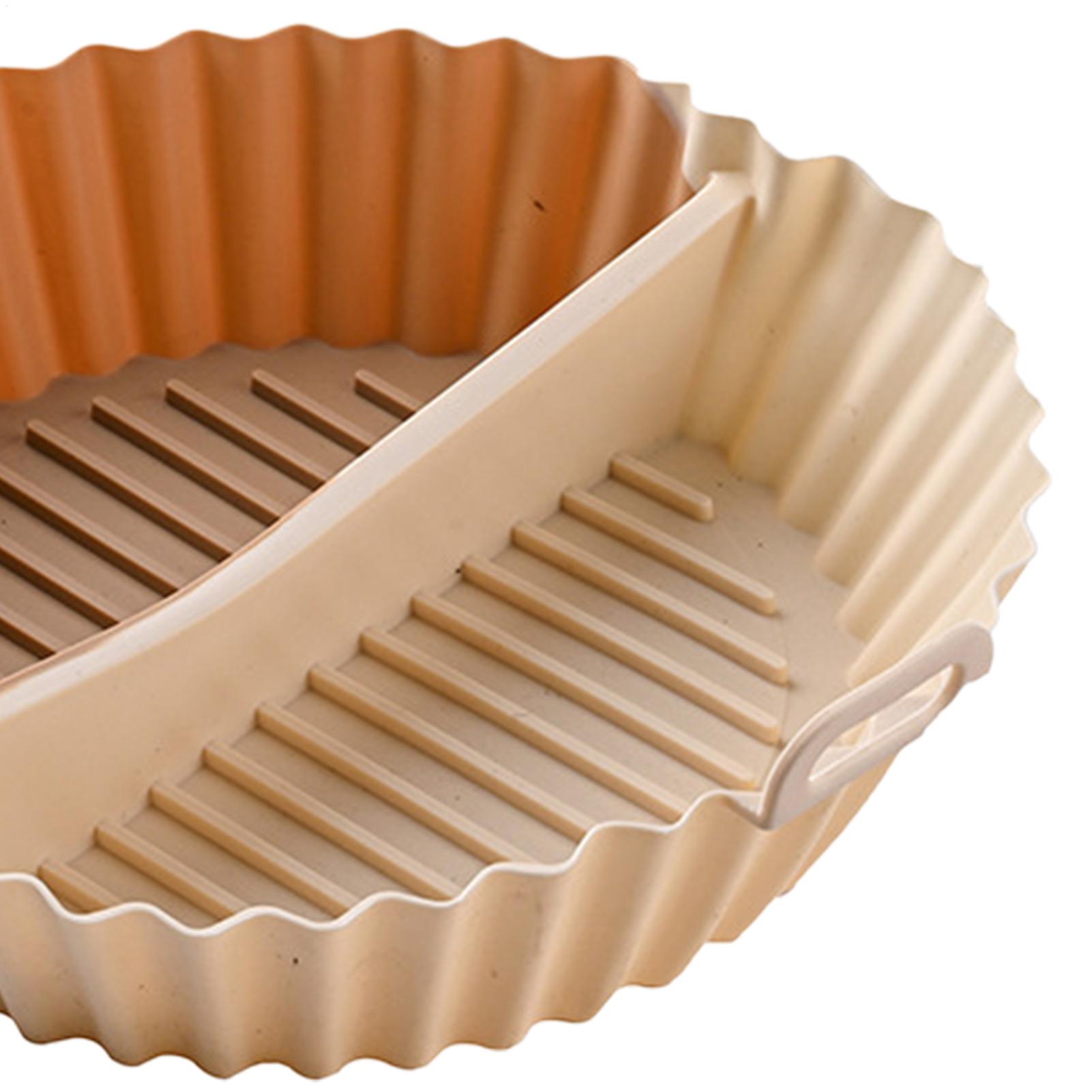 แผ่นรองซิลิโคนสำหรับหม้อทอดไร้ - Air Fryer Silicone Pot Liner บทวิจารณ์และราคา
