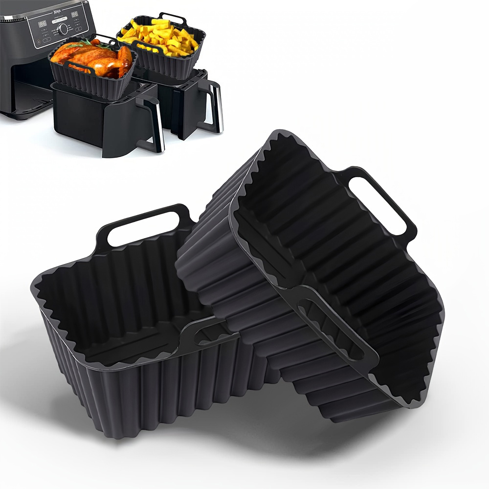 2 ชิ้น หม้อซิลิโคนสำหรับหม้อทอ - Air Fryer Silicone Pot Liner บทวิจารณ์และราคา