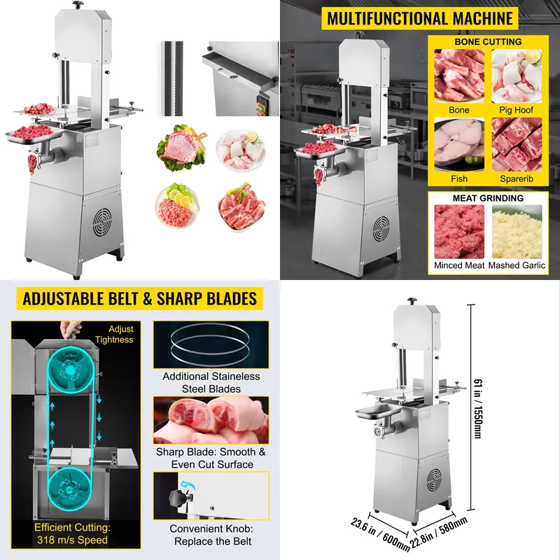 เครื่องสับเนื้อและหั่นปลาไฟฟ้า - Automatic Meat Slicer Home บทวิจารณ์และราคา
