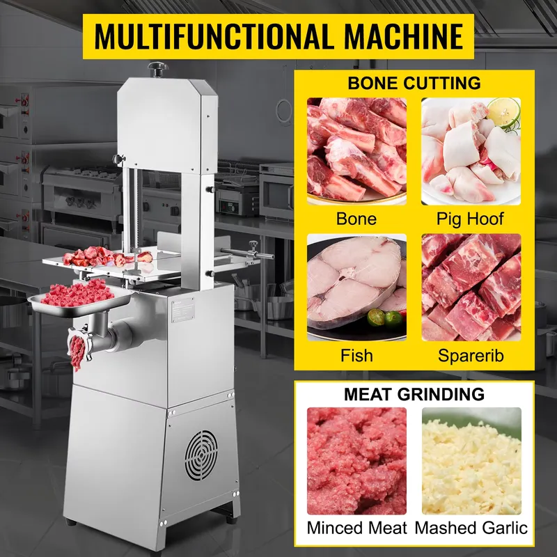 เครื่องสับเนื้อและหั่นปลาไฟฟ้า - Automatic Meat Slicer Home บทวิจารณ์และราคา