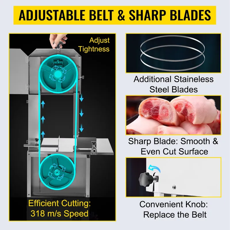 เครื่องสับเนื้อและหั่นปลาไฟฟ้า - Automatic Meat Slicer Home บทวิจารณ์และราคา