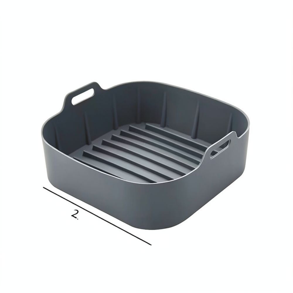 แผ่นรองตะกร้าหม้อทอดไร้น้ำมันซ - Air Fryer Silicone Pot Liner บทวิจารณ์และราคา