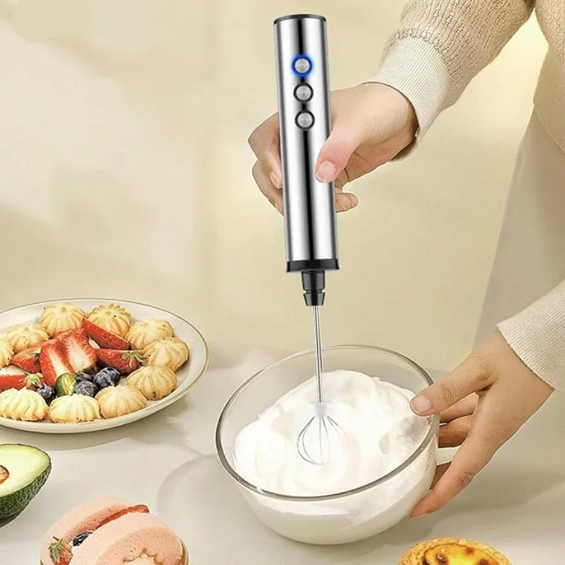 เครื่องตีฟองนมไฟฟ้าแบบมือถือ 3 - Electric Milk Frother Handheld บทวิจารณ์และราคา