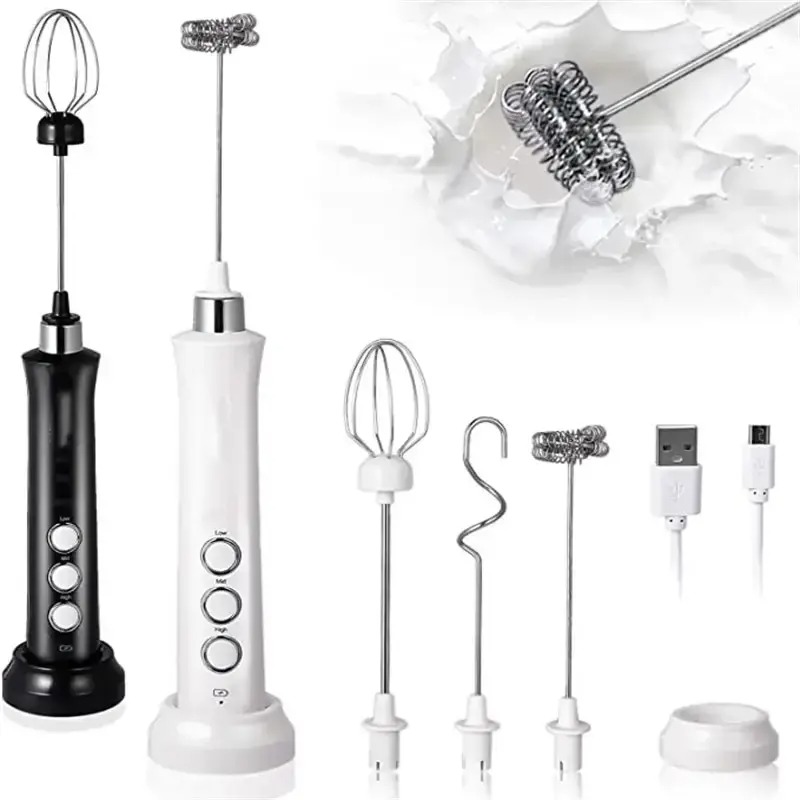 เครื่องตีฟองนมไฟฟ้า 3 in 1 แบบ - Electric Milk Frother Handheld บทวิจารณ์และราคา