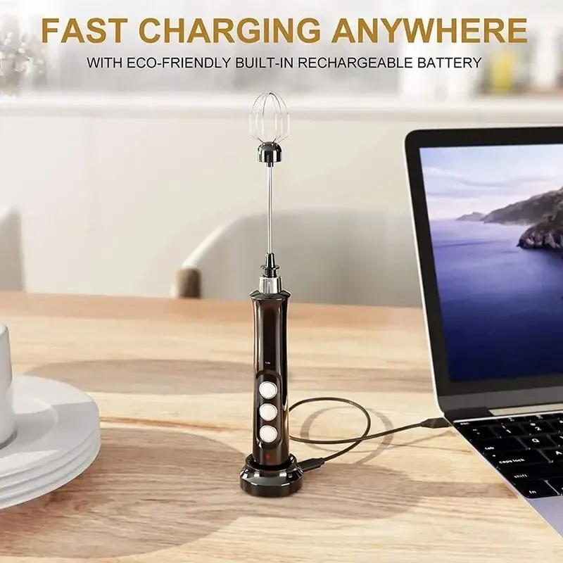 เครื่องตีฟองนมไฟฟ้า 3 in 1 แบบ - Electric Milk Frother Handheld บทวิจารณ์และราคา