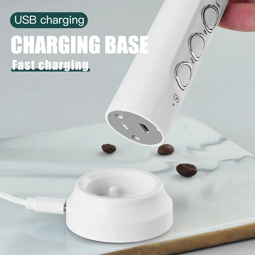 เครื่องตีฟองนมไฟฟ้าแบบมือถือ ช - Portable Blender Usb Rechargeable บทวิจารณ์และราคา