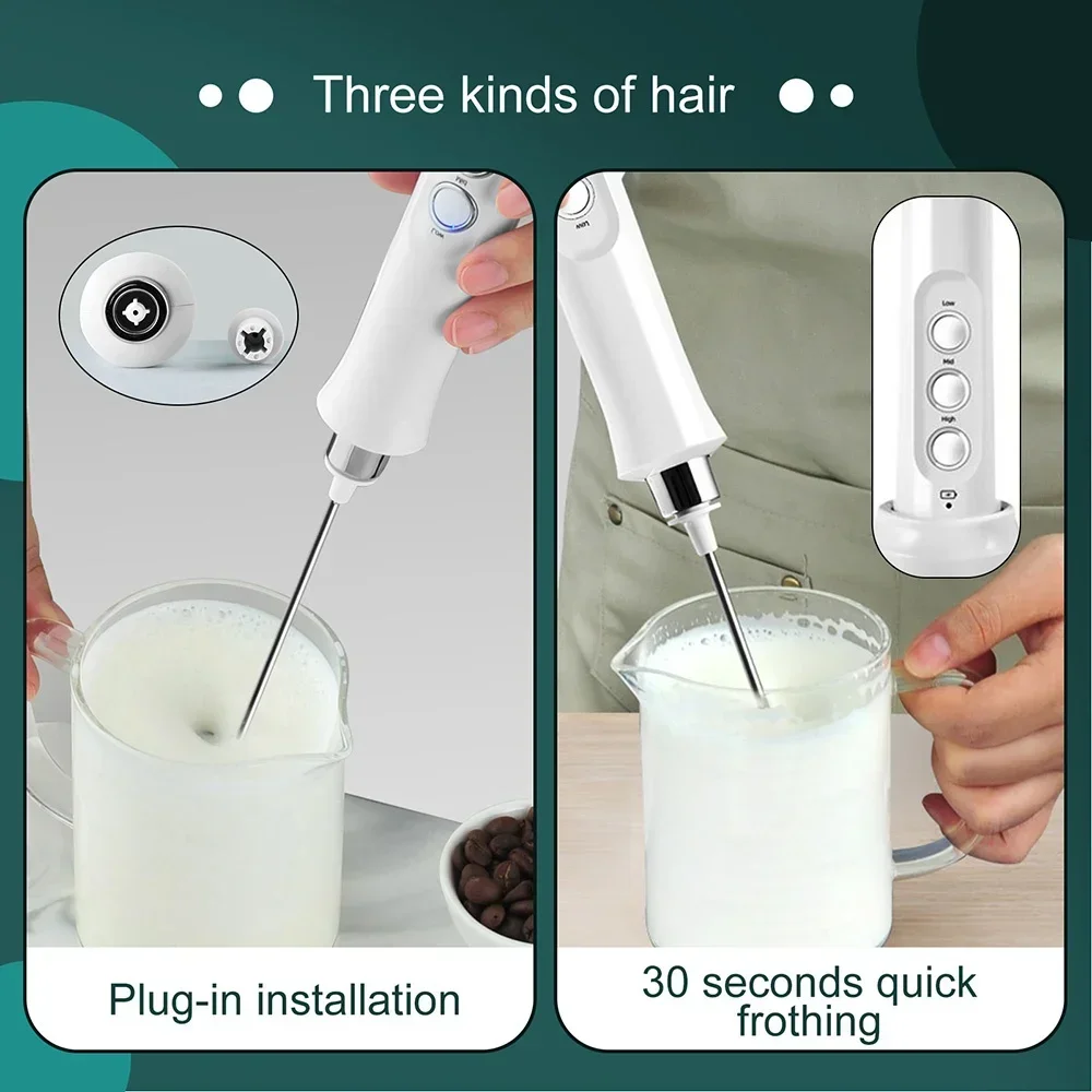 เครื่องตีฟองนมไฟฟ้าแบบมือถือ ช - Portable Blender Usb Rechargeable บทวิจารณ์และราคา