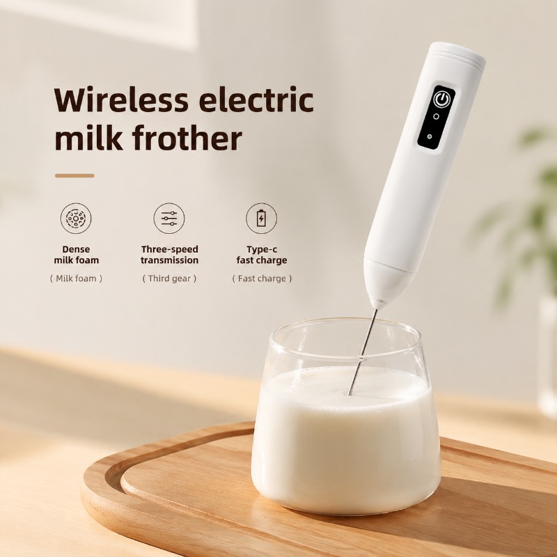 เครื่องตีฟองนมไฟฟ้า + เครื่องต - Electric Milk Frother Handheld บทวิจารณ์และราคา