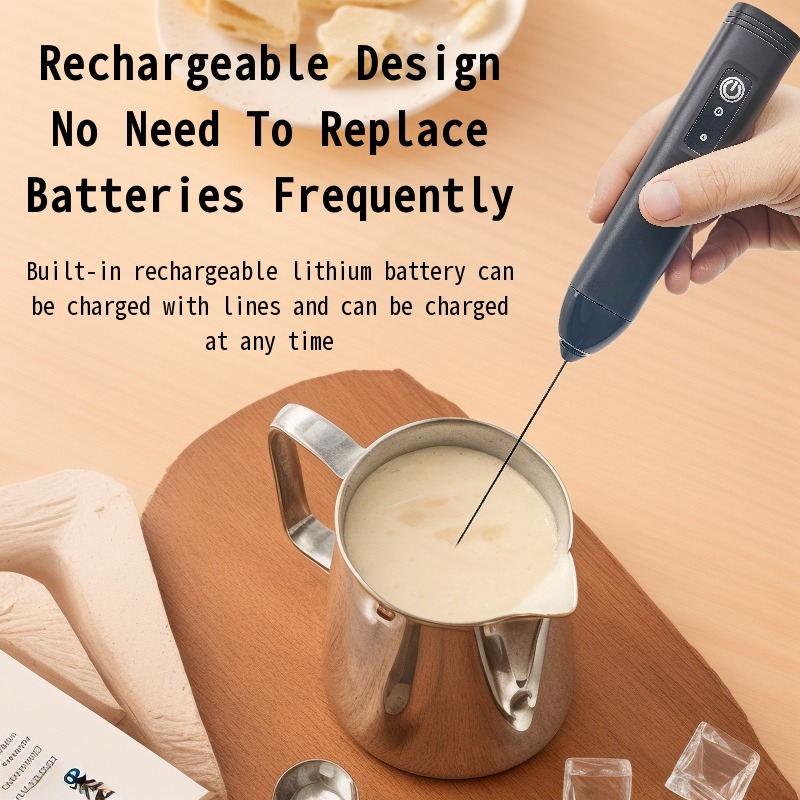 เครื่องตีฟองนมไฟฟ้า + เครื่องต - Electric Milk Frother Handheld บทวิจารณ์และราคา