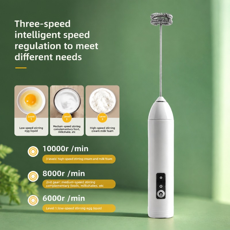 เครื่องตีฟองนมไฟฟ้า + เครื่องต - Electric Milk Frother Handheld บทวิจารณ์และราคา