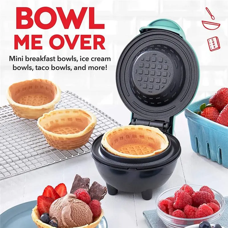 เครื่องทำวาฟเฟิลสำหรับใช้ในบ้า - Mini Waffle Maker Machine บทวิจารณ์และราคา