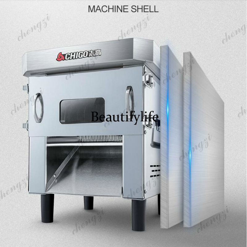 เครื่องหั่นเนื้อไฟฟ้าเชิงพาณิช - Automatic Meat Slicer Home บทวิจารณ์และราคา